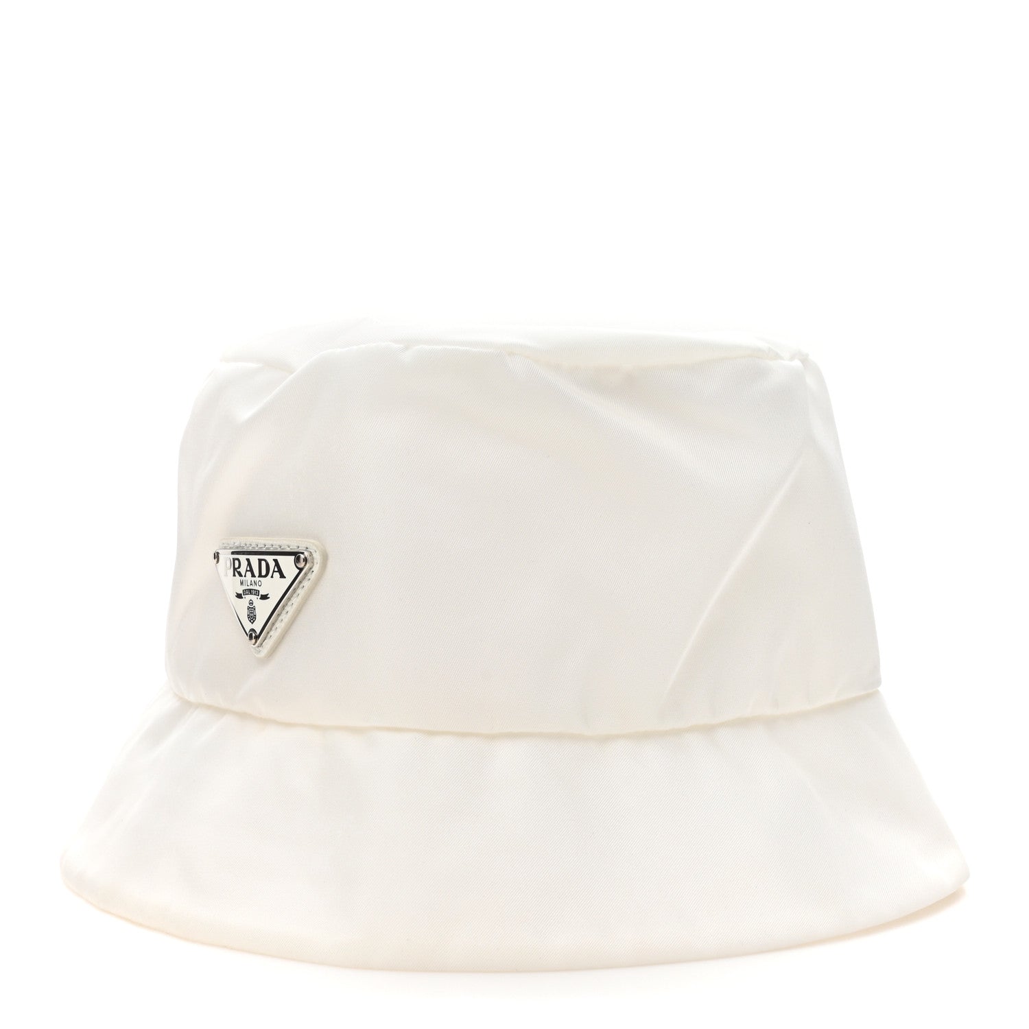 Prada X ADIDAS Re-Nylon Mens Bucket Hat XL White 1530701