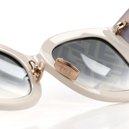 Fendi Acetate FF Sunglasses FF 0434/G/S White Gold 7 of 7