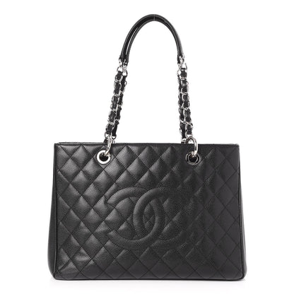 Chanel Caviar Quilted Grand Shopping Tote GST Black 1 of 7