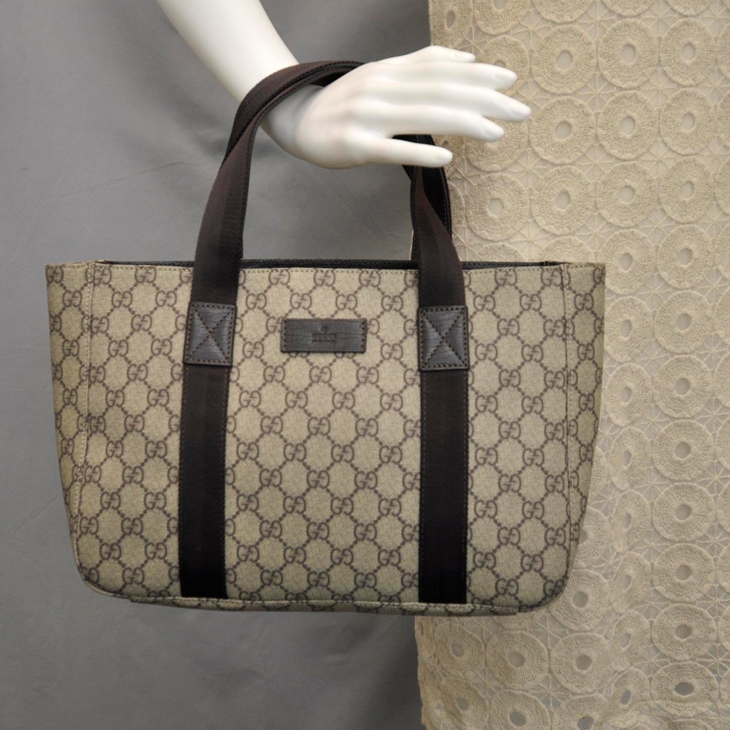 Coated Canvas Monogram Tote