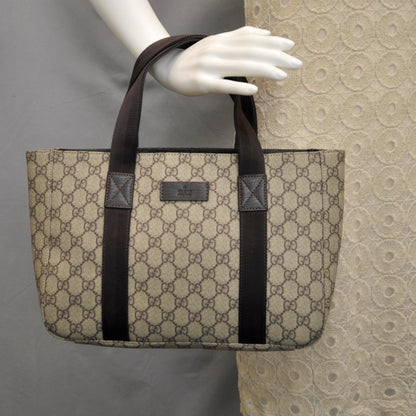 Gucci Coated Canvas Monogram Tote 2 of 11