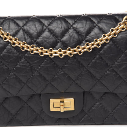 Chanel Aged Calfskin Quilted 2.55 Reissue 225 Flap Black 10 of 11