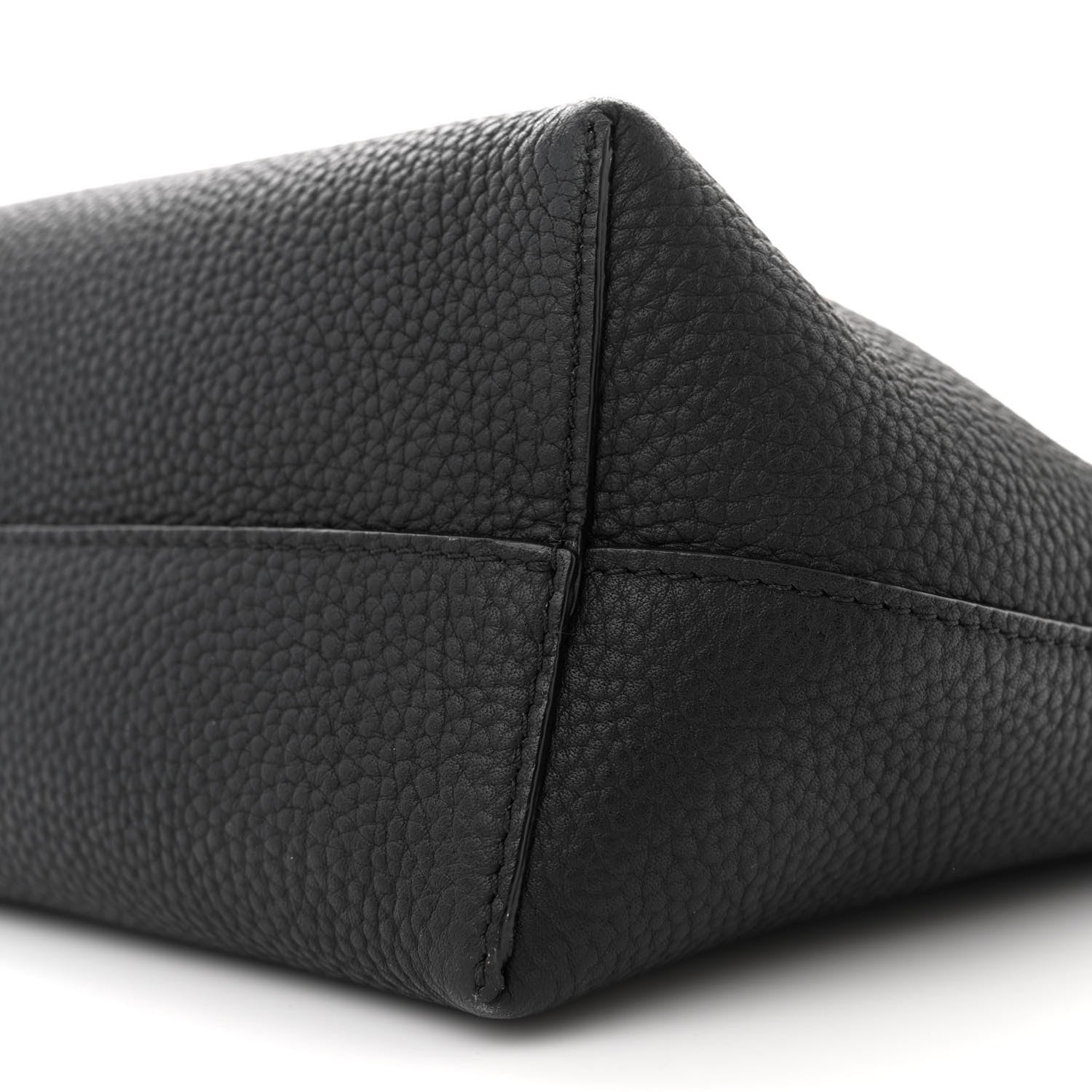 The Row Grained Calfskin Small Park Tote Black 10 of 12