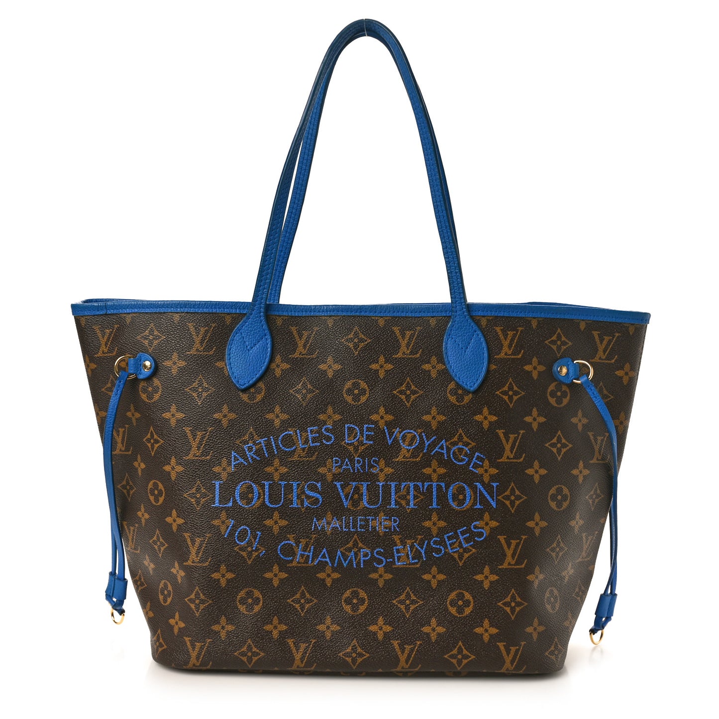 Monogram Articles de Voyage Ikat Neverfull MM Grand Blue