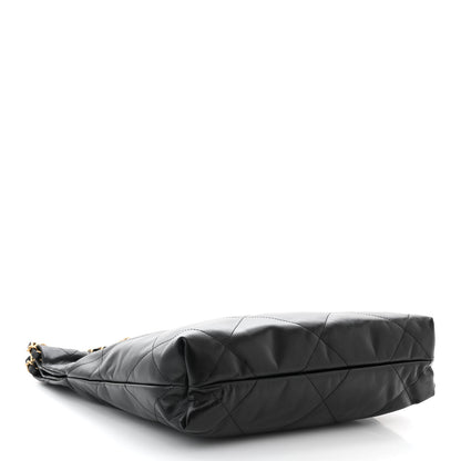 Chanel Calfskin Quilted Small Chanel 22 Black 5 of 12