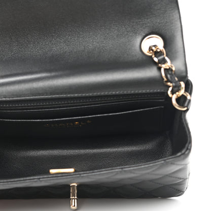 Chanel Lambskin Quilted Mini Rectangular Flap Black 5 of 9