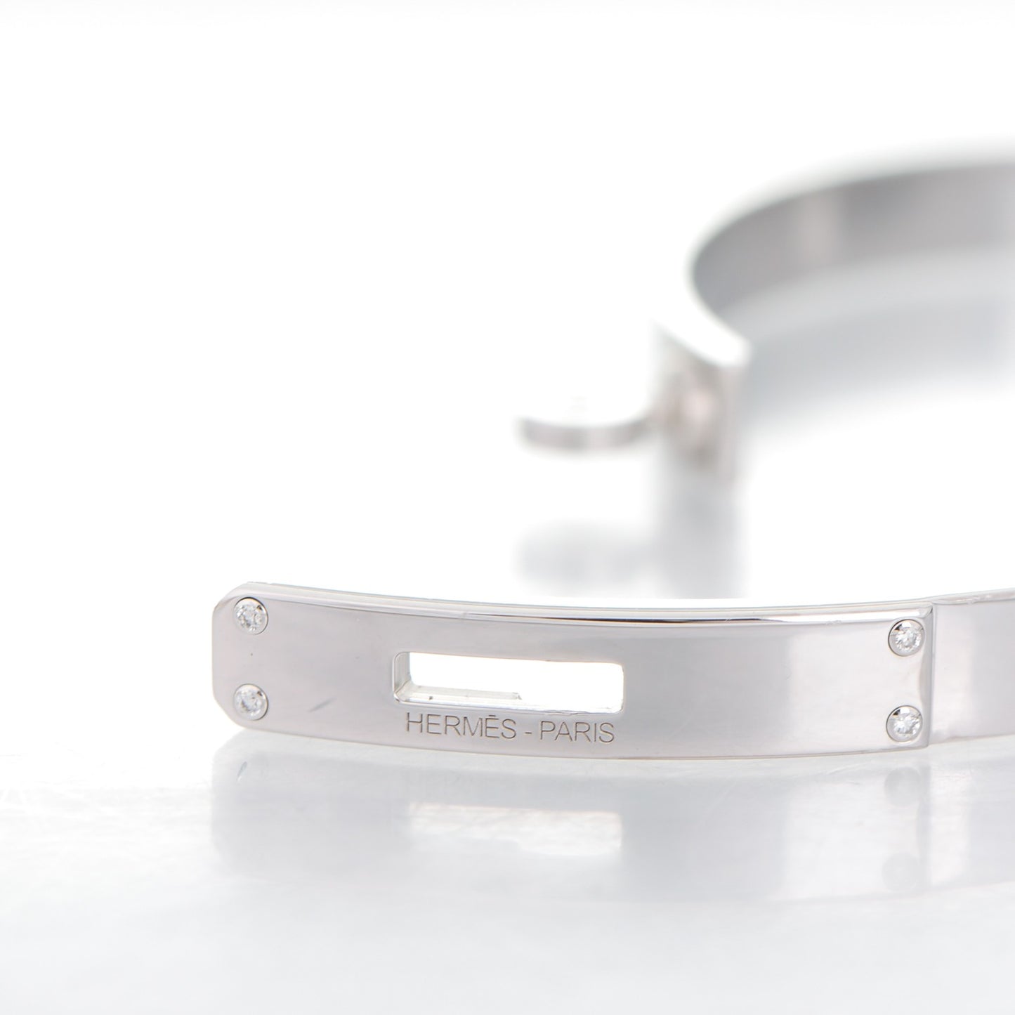 18K White Gold Diamond PM Kelly Bracelet SH