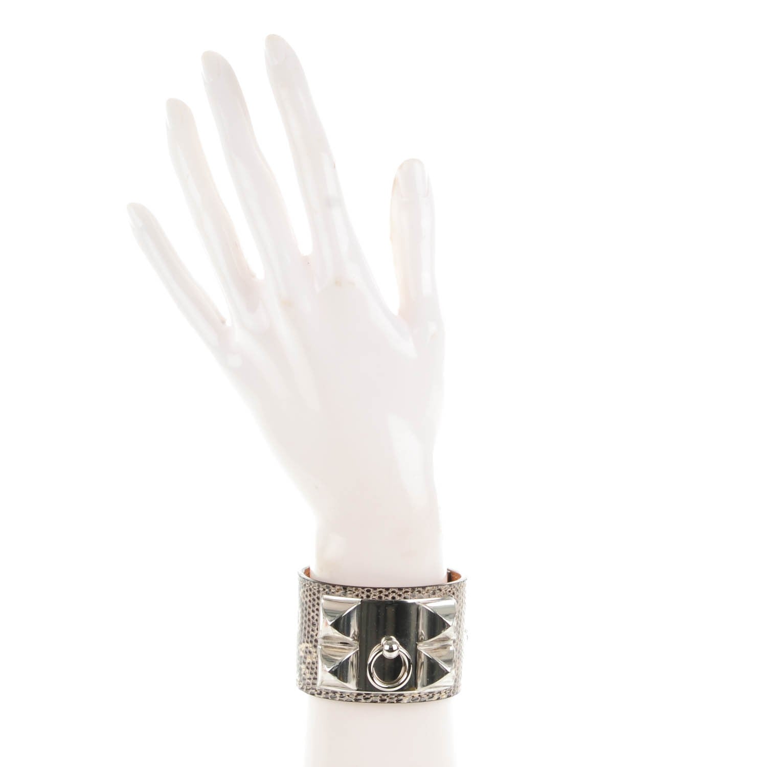 Hermes Lizard Collier De Chien CDC Bracelet S Ombre 2 of 7
