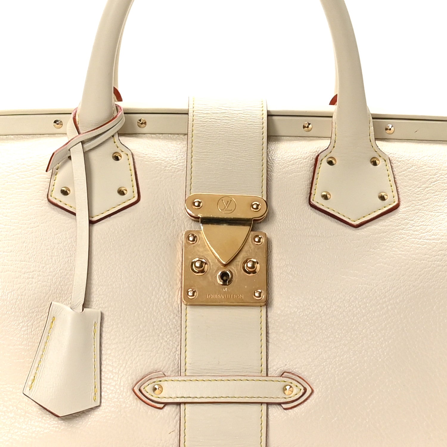 Louis Vuitton Suhali L'Ingenieux GM White 7 of 9