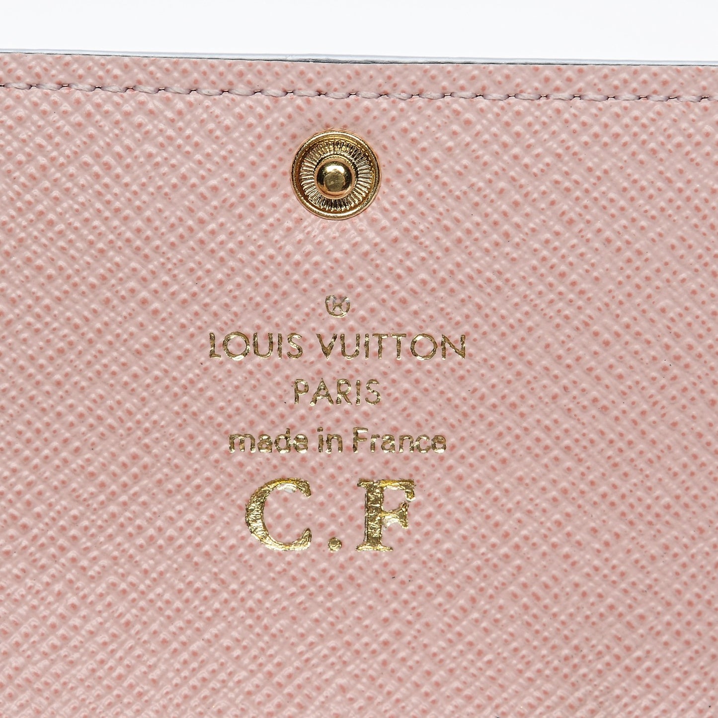 Damier Ebene Multicles 6 Key Holder Rose Ballerine