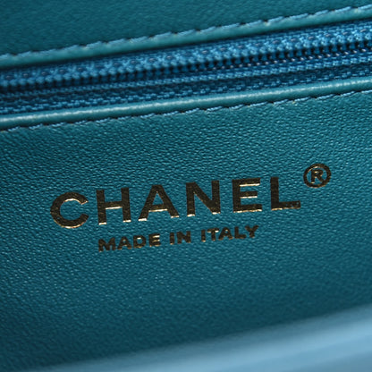 Chanel Caviar Quilted Small Business Affinity Flap Blue 5 of 8