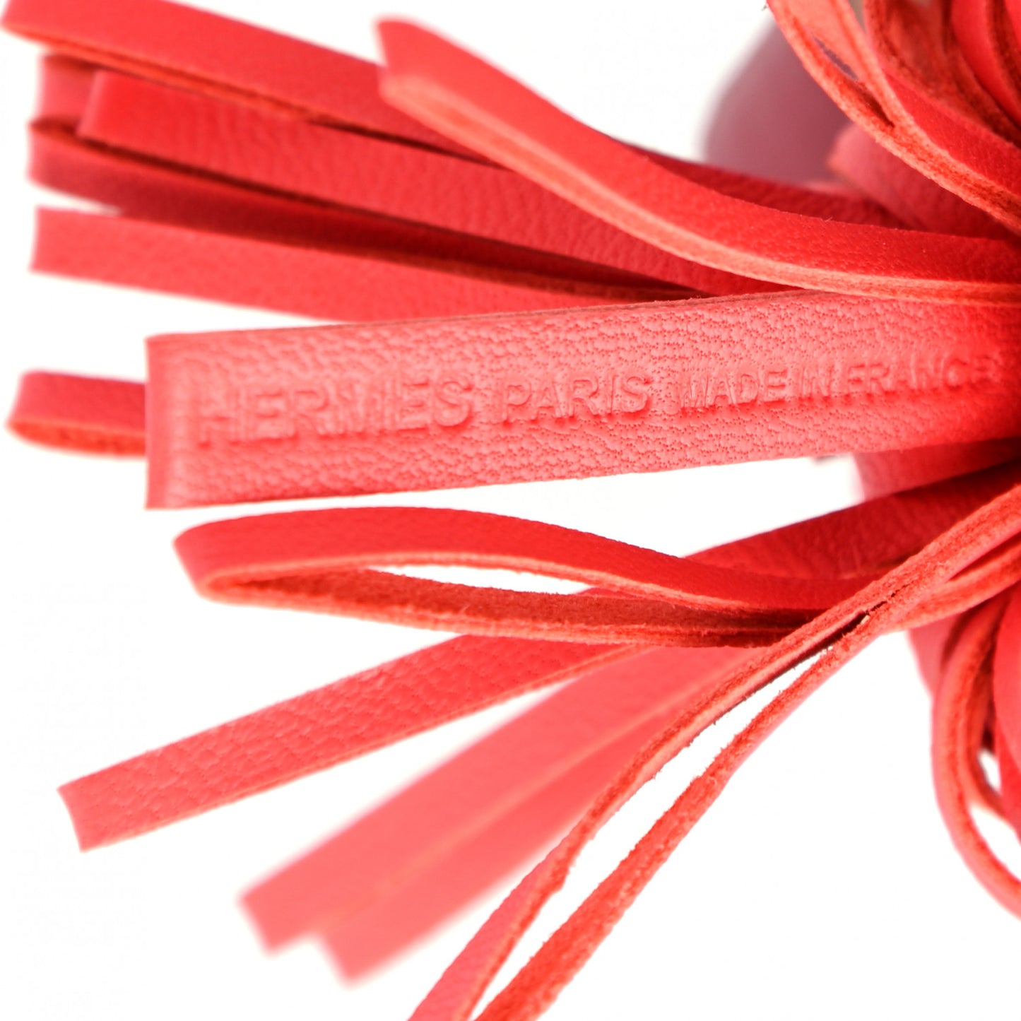 Lambskin Carmen Tassel Key Holder Rouge Indienne