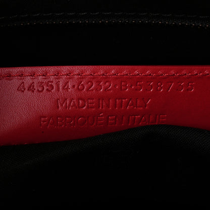 Balenciaga Calfskin Love Perforated Blackout Hardware City Rouge Profond 8 of 12