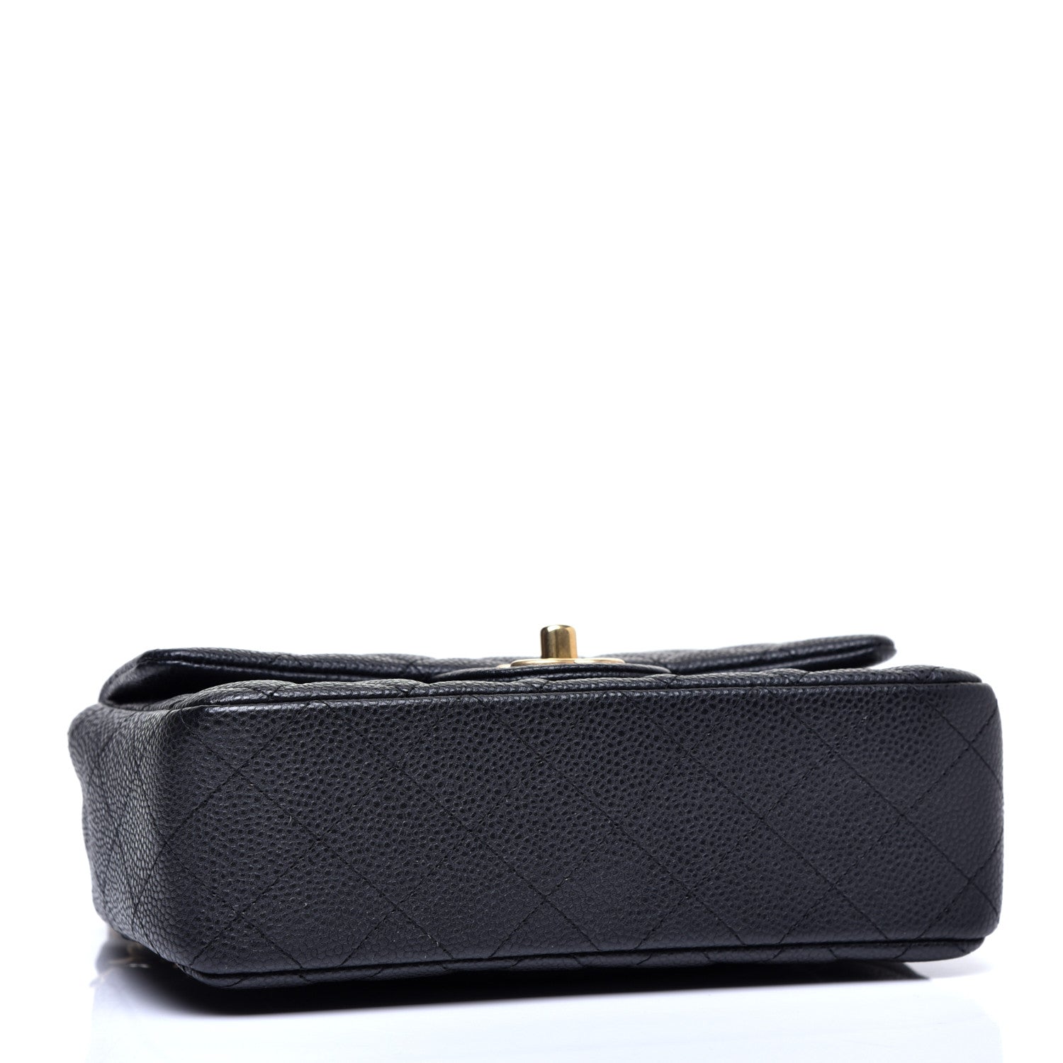 Chanel Metallic Caviar Quilted Mini Rectangular Flap Black 4 of 11