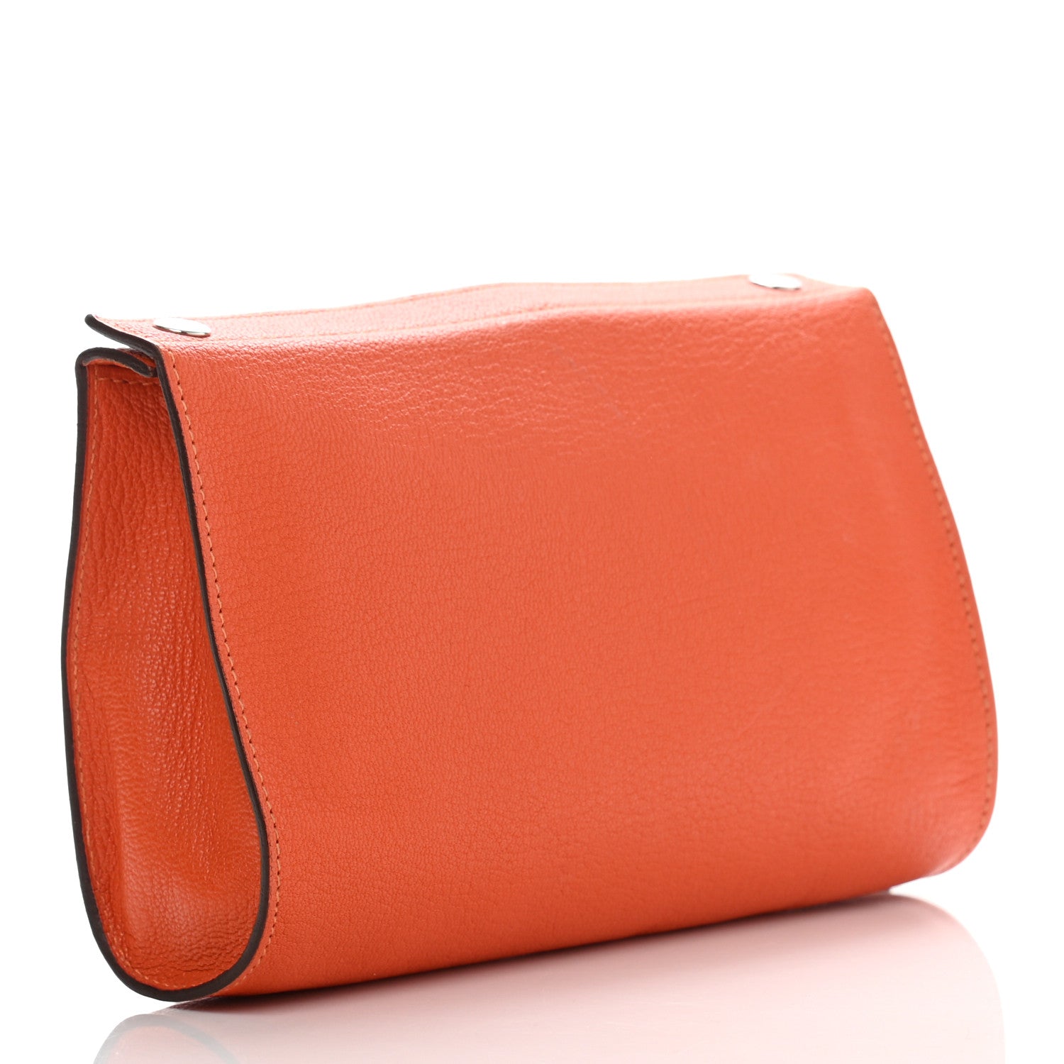Hermes Chevre Mysore Karo GM Orange 3 of 12