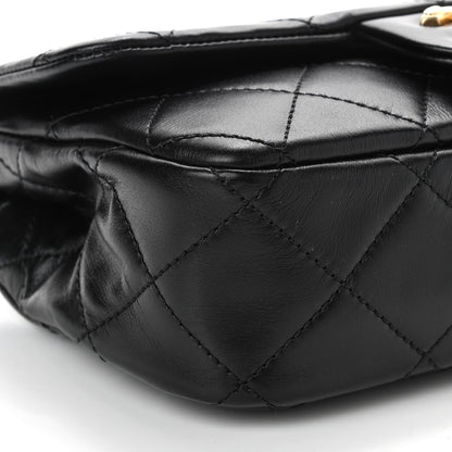 Chanel Calfskin Quilted Small Crystal Pearls Flap Bag Black 9 of 10
