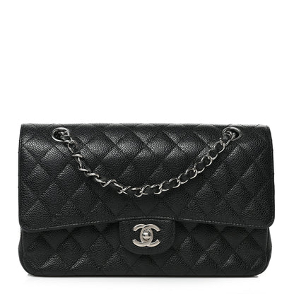 Chanel Caviar Quilted Medium Double Flap Black 1 of 9