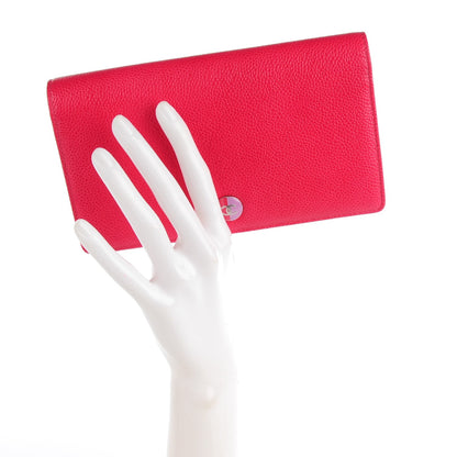 Chanel Caviar Yen Wallet Red Pink 2 of 8