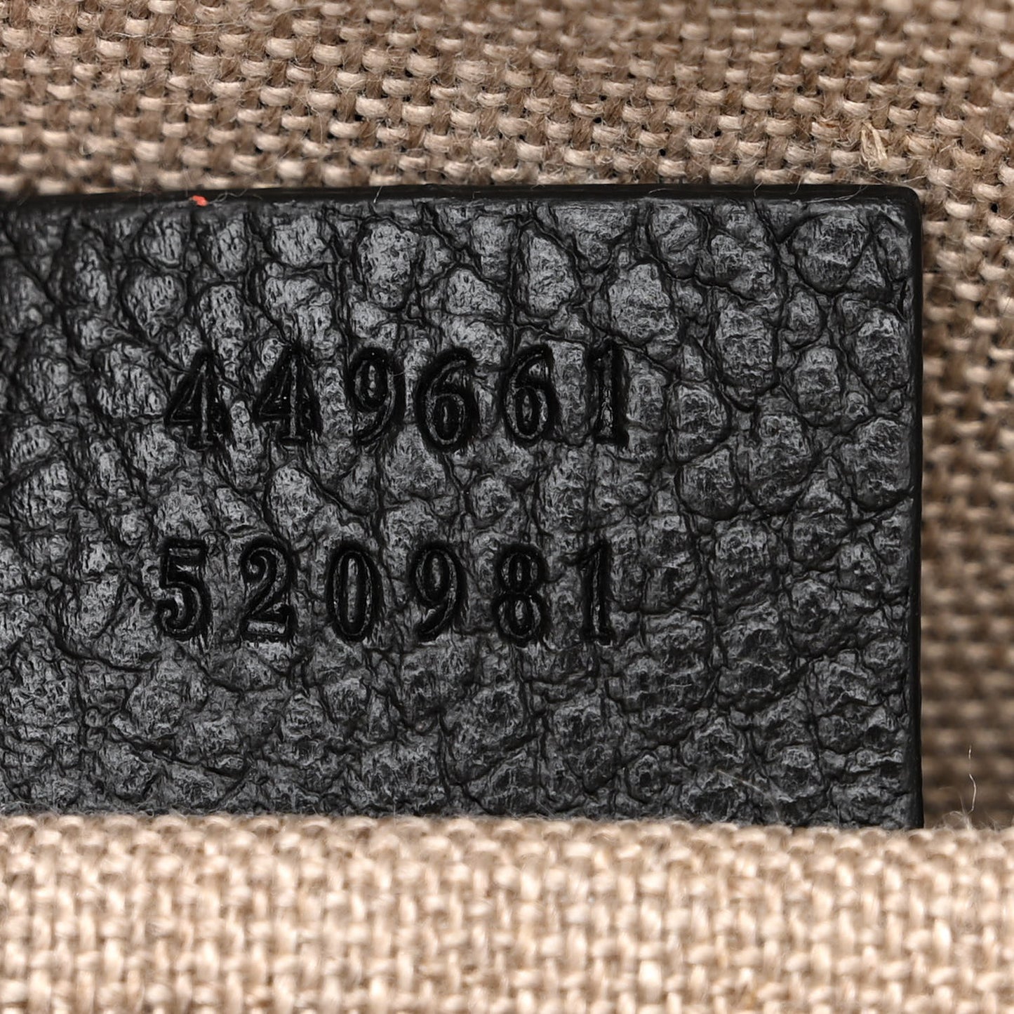Dollar Calfskin Small GG Charm Dome Bag Black