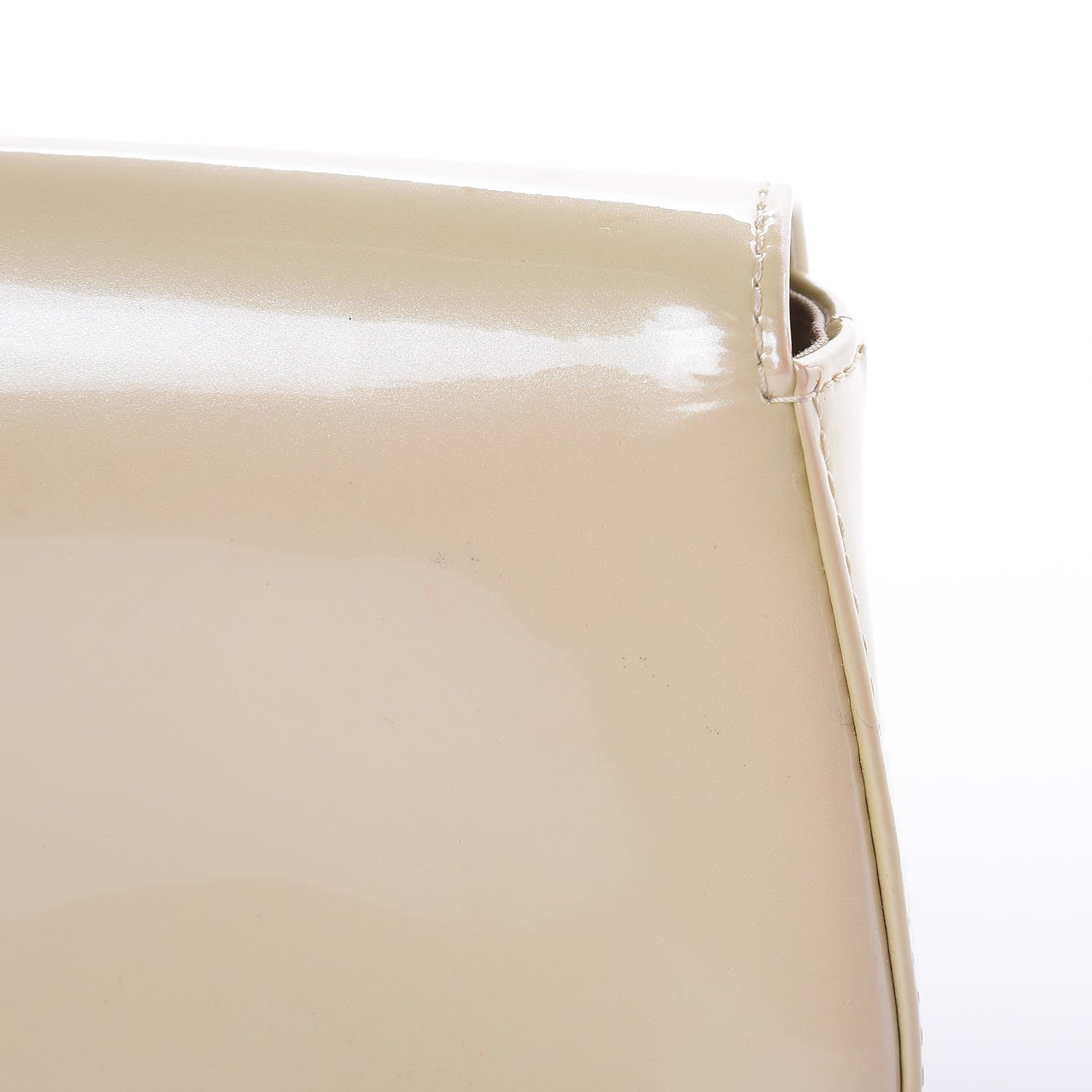 Louis Vuitton Patent Sobe Clutch Blanc Corail 14 of 15