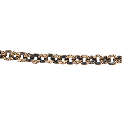 Gucci Crystal Embellished Double G Necklace Aged Gold 11 of 12