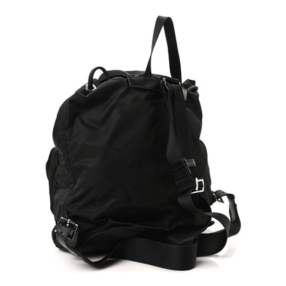 Prada Tessuto Nylon Saffiano Medium Backpack Black 3 of 10