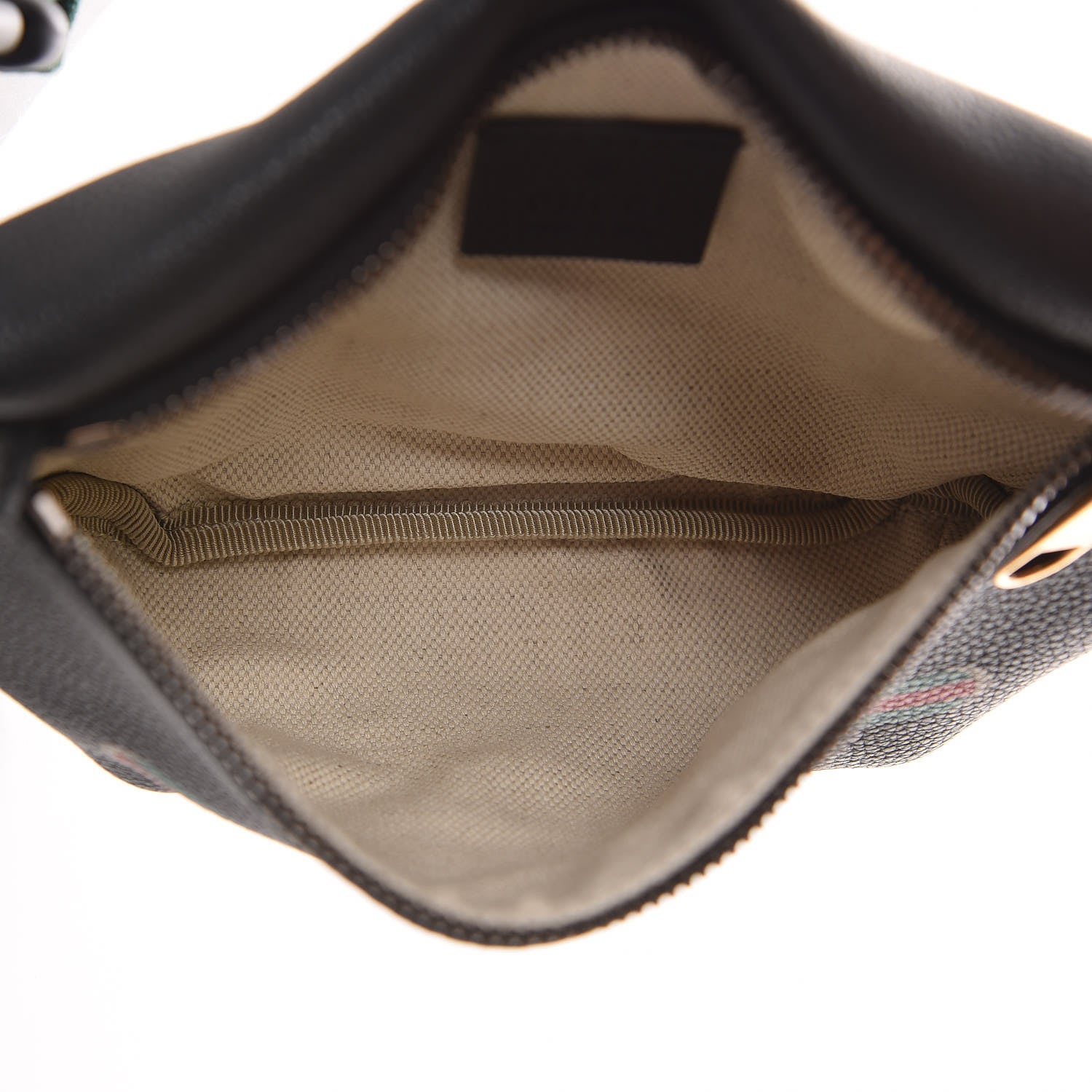 Gucci Grained Calfskin Small Logo Belt Bag Black 5 of 9