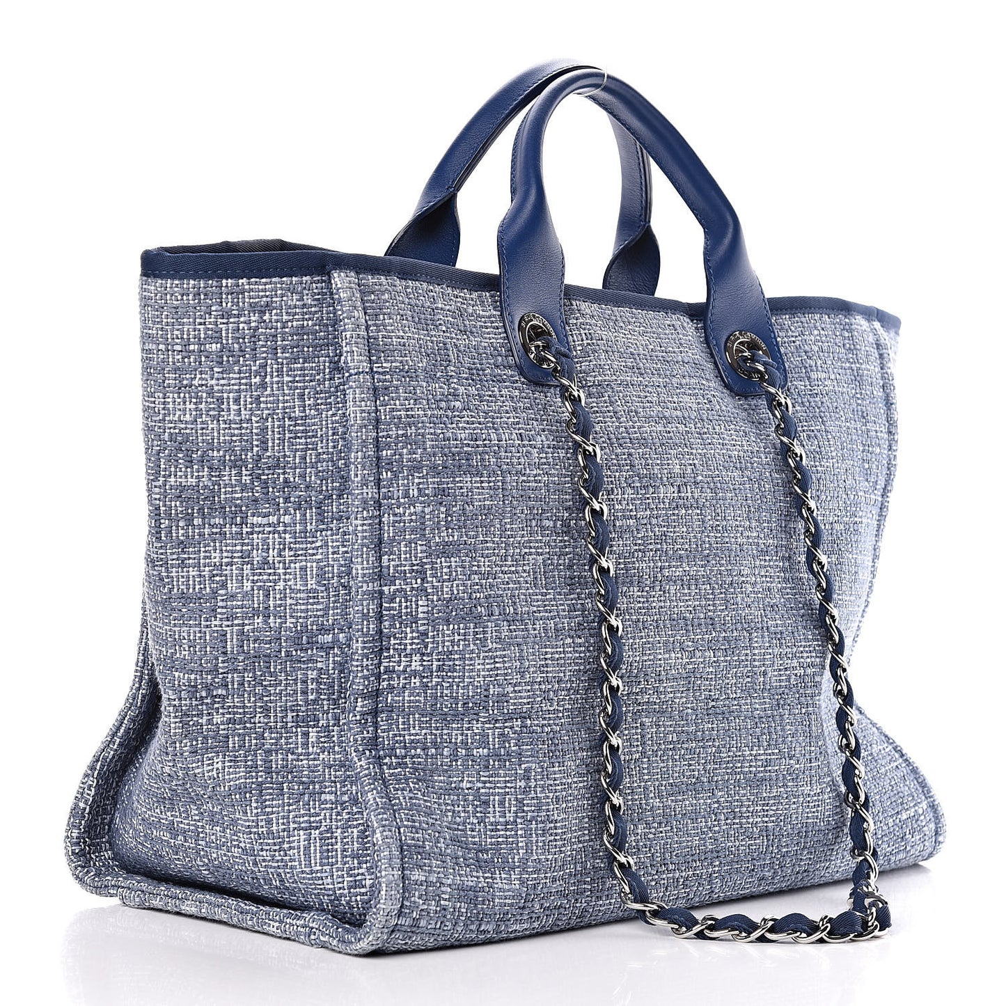 Canvas Large Deauville Tote Blue