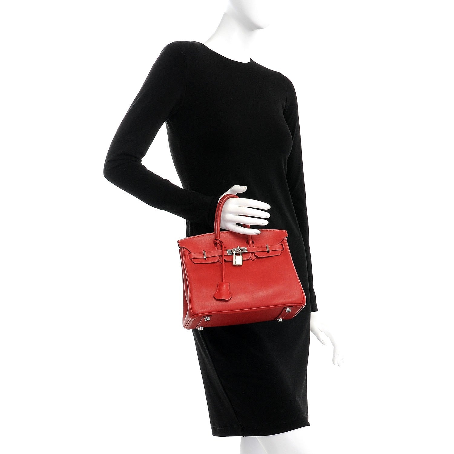 Hermes Swift Birkin 25 Rouge Vif 2 of 29