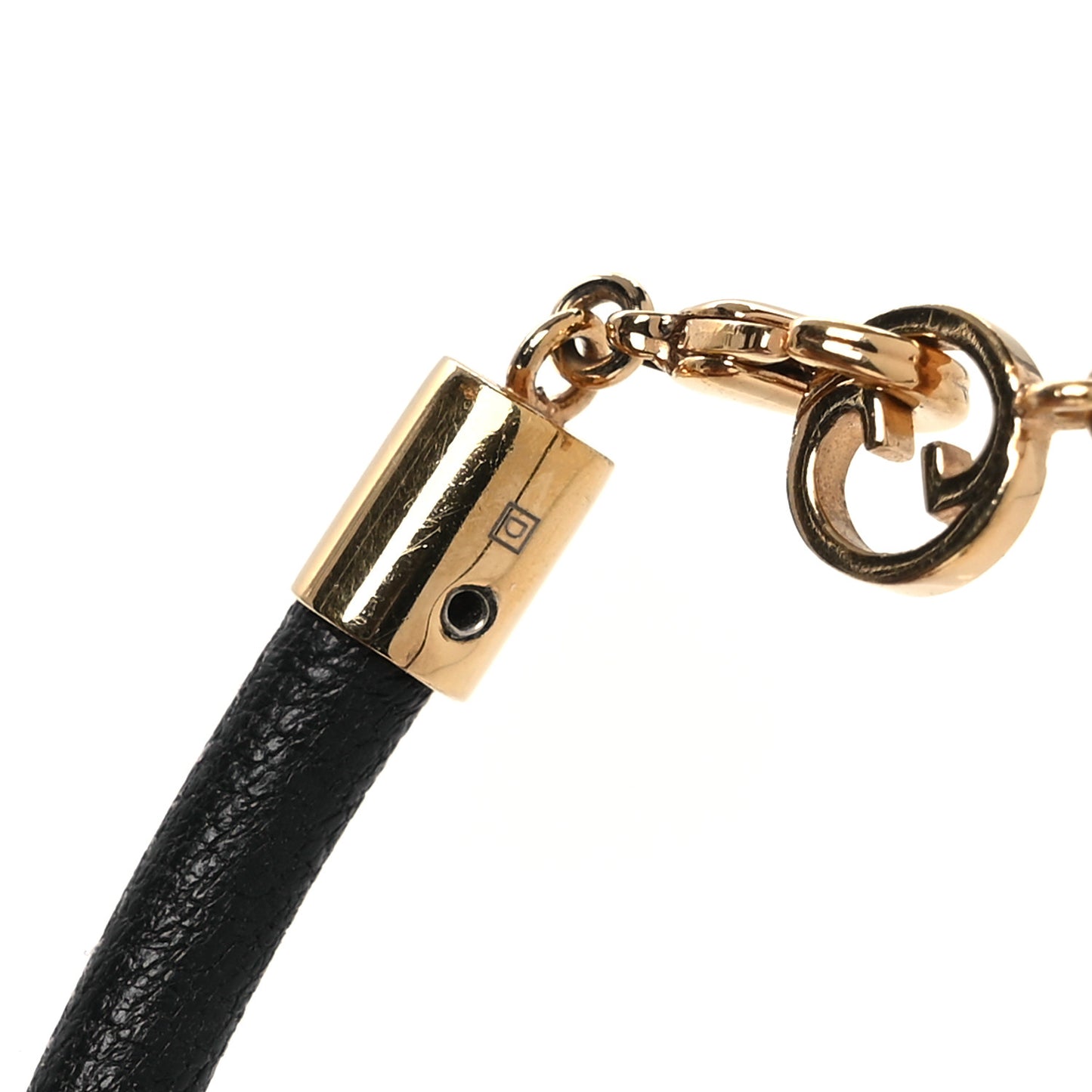 Enamel Logo Bracelet Black
