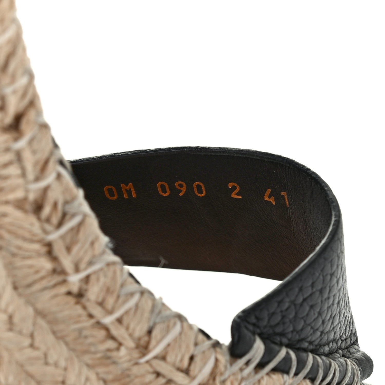 Valentino Garavani Grained Calfskin Rockstud Rolling Ankle Strap Espadrille Wedge Sandals 41 Black 8 of 8