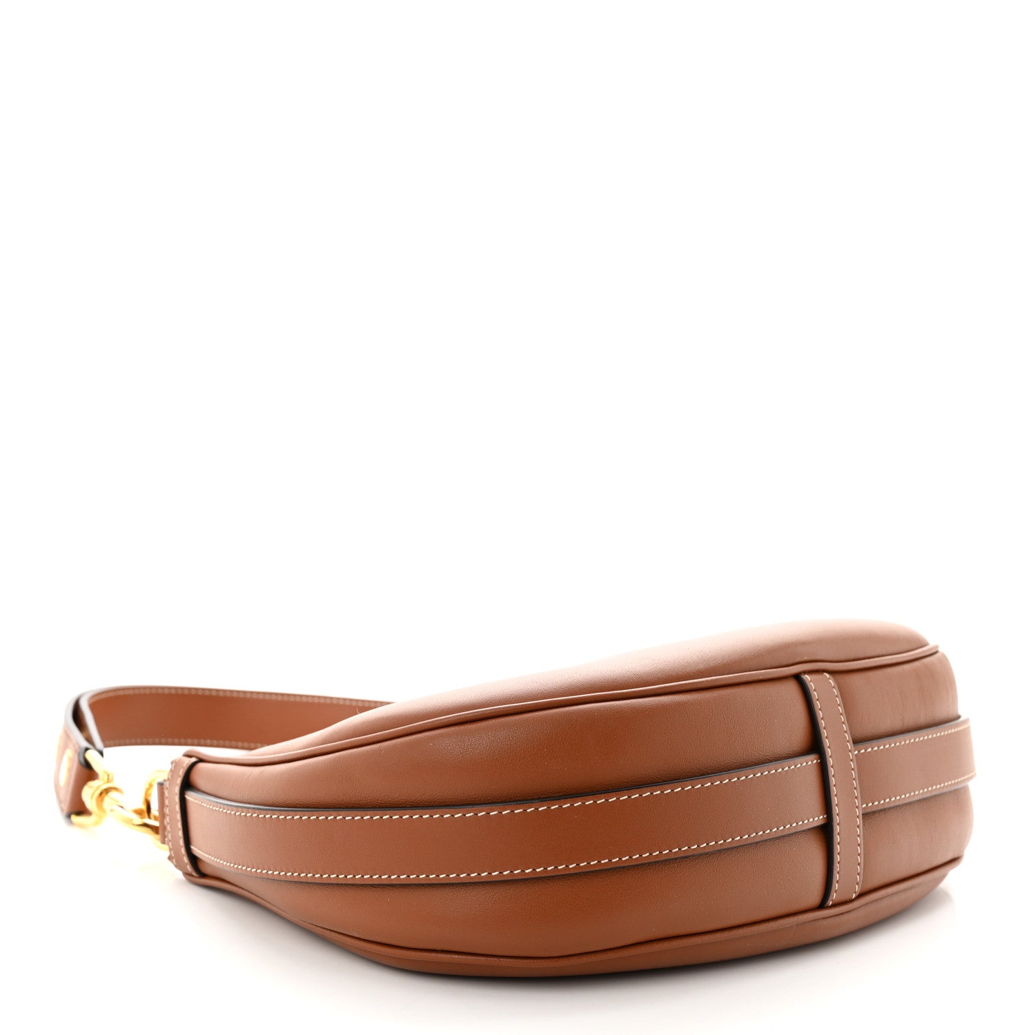 Celine Smooth Calfskin Medium Strap Ava Shoulder Bag Tan 4 of 10