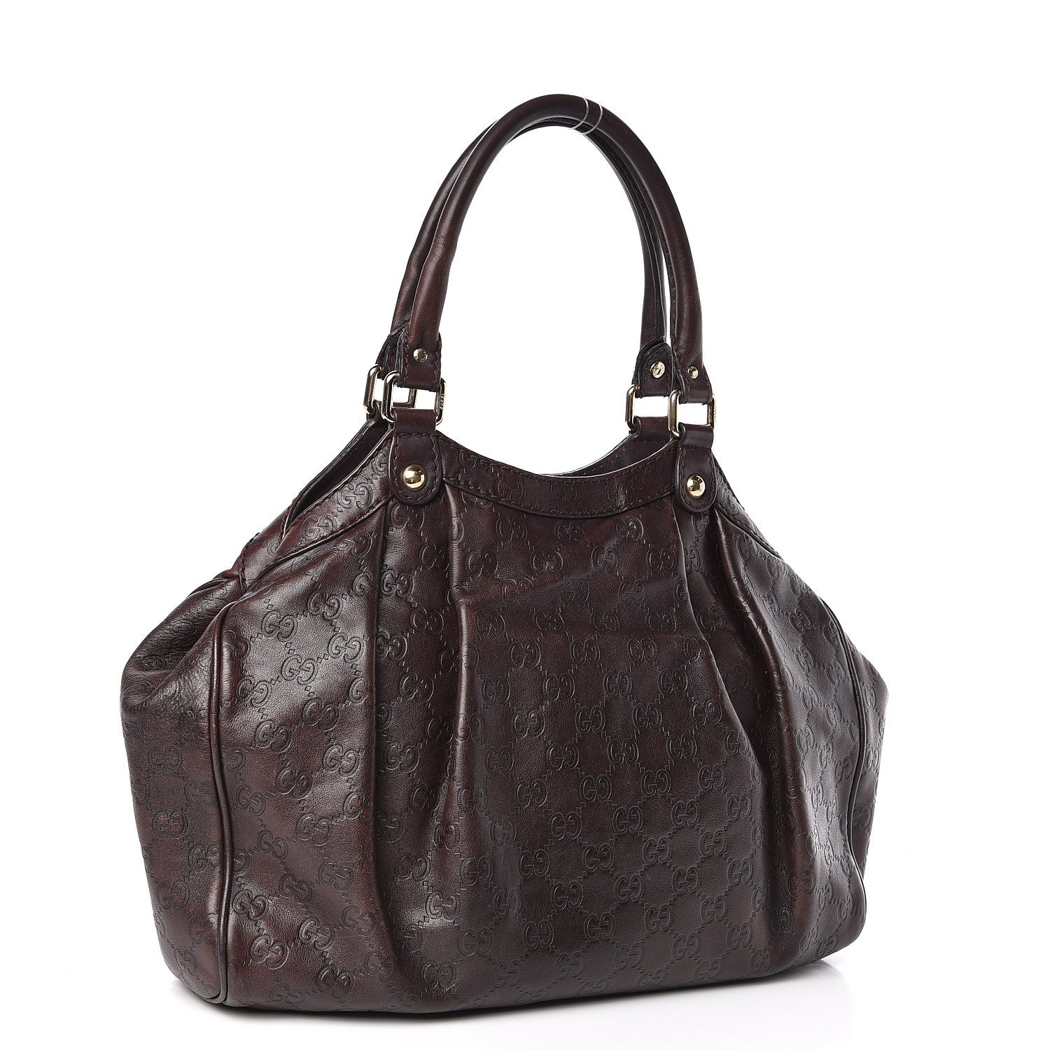 Gucci Guccissima Medium Sukey Tote Chocolate 3 of 12