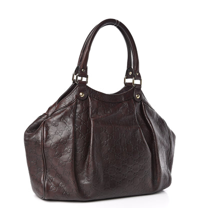 Gucci Guccissima Medium Sukey Tote Chocolate 3 of 12