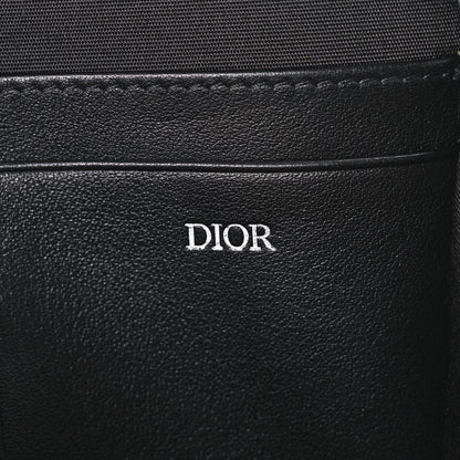 Christian Dior Grained Calfskin Pouch Navy Blue 6 of 9