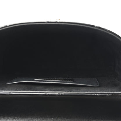 Saint Laurent Patent Matelasse Monogram June Box Bag Black 5 of 10