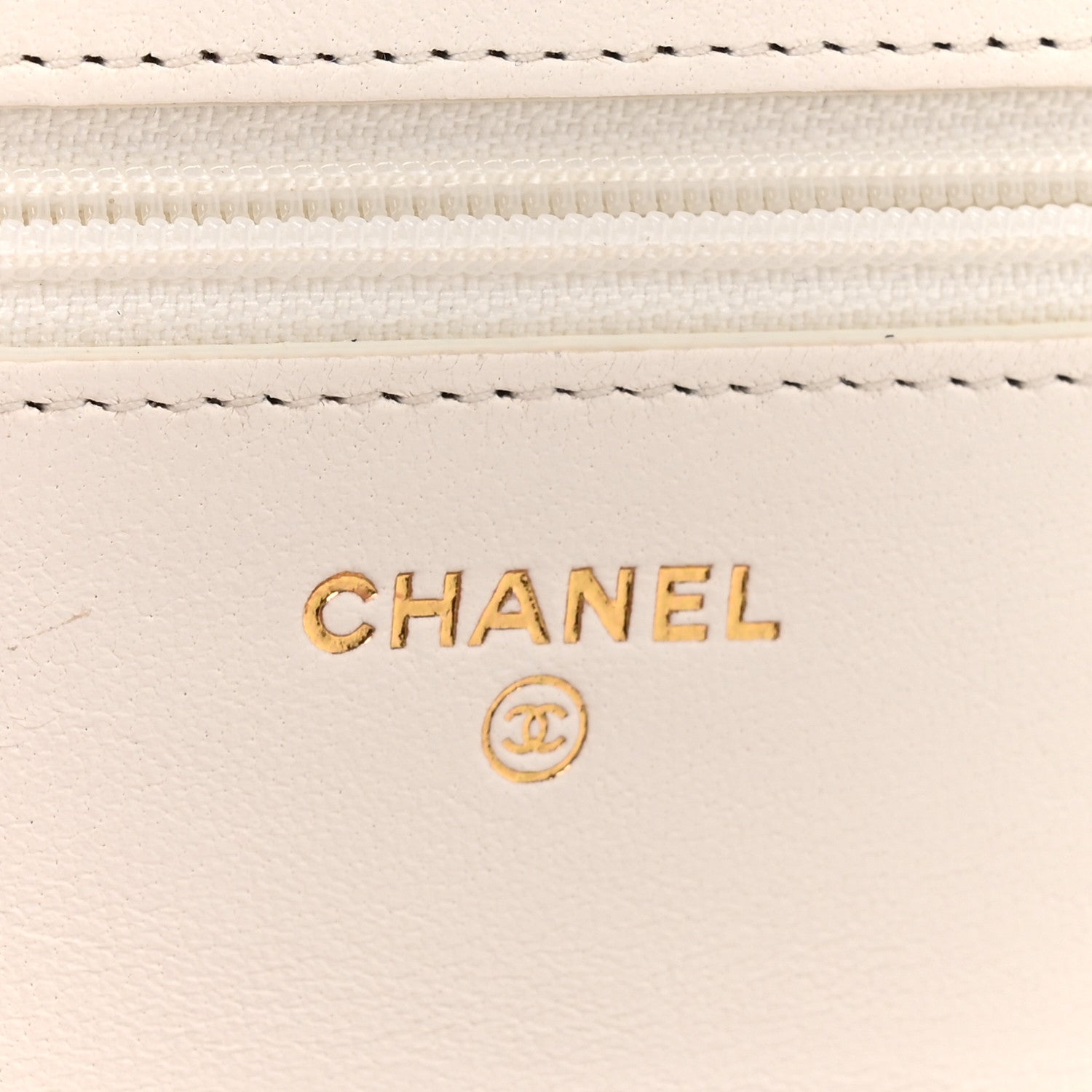 Chanel Lambskin Quilted Chanel 19 Wallet On Chain WOC White 6 of 13