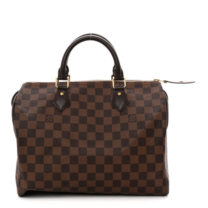 Louis Vuitton Damier Ebene Speedy 30 1 of 10