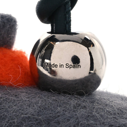 Loewe X SUNA FUJITA Felt Calfskin Submarine Charm Dark Grey 4 of 4
