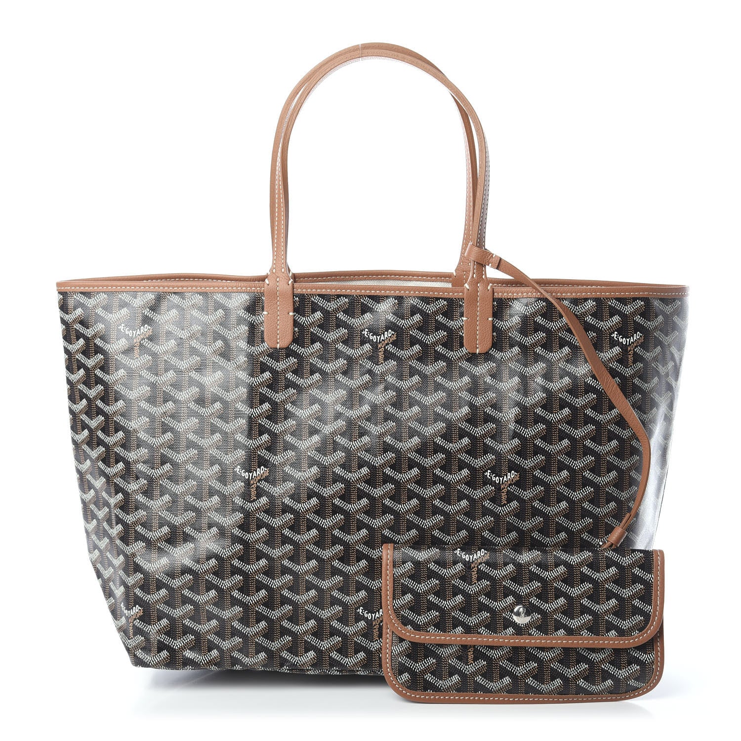 Goyard Goyardine Saint Louis PM Black Gold 1 of 9