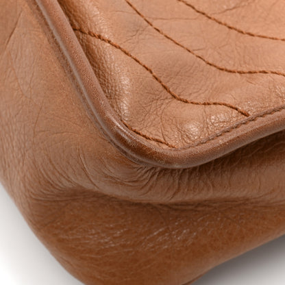 Saint Laurent Crinkled Calfskin Matelasse Monogram Medium Niki Chain Satchel Caramel 17 of 17