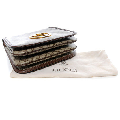 Gucci Monogram GG Shoulder Bag Brown 4 of 6