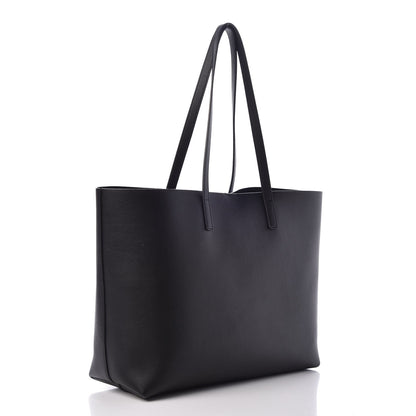 Saint Laurent Calfskin Large Shopping Tote Black 3 of 8