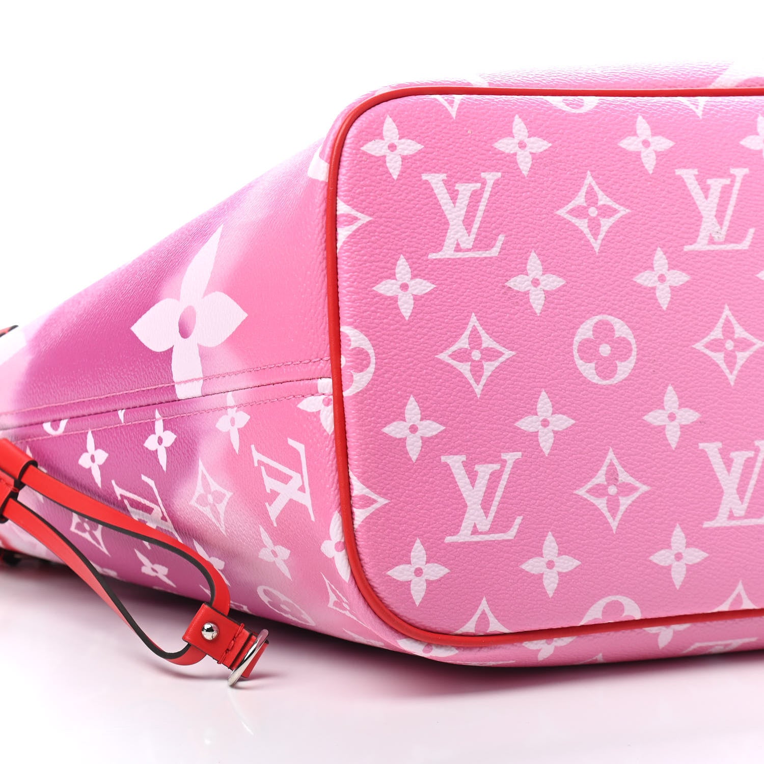 Louis Vuitton Monogram Escale Neverfull MM Rouge 9 of 10