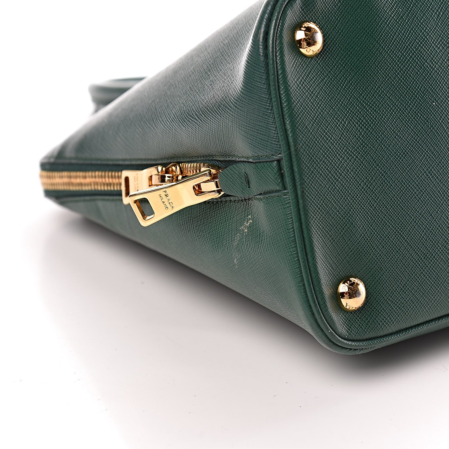 Prada Saffiano Lux Large Promenade Tote Biliardo 8 of 19