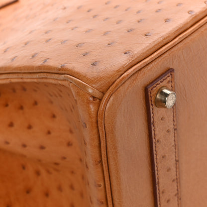 Hermes Ostrich Birkin 40 Gold 11 of 13