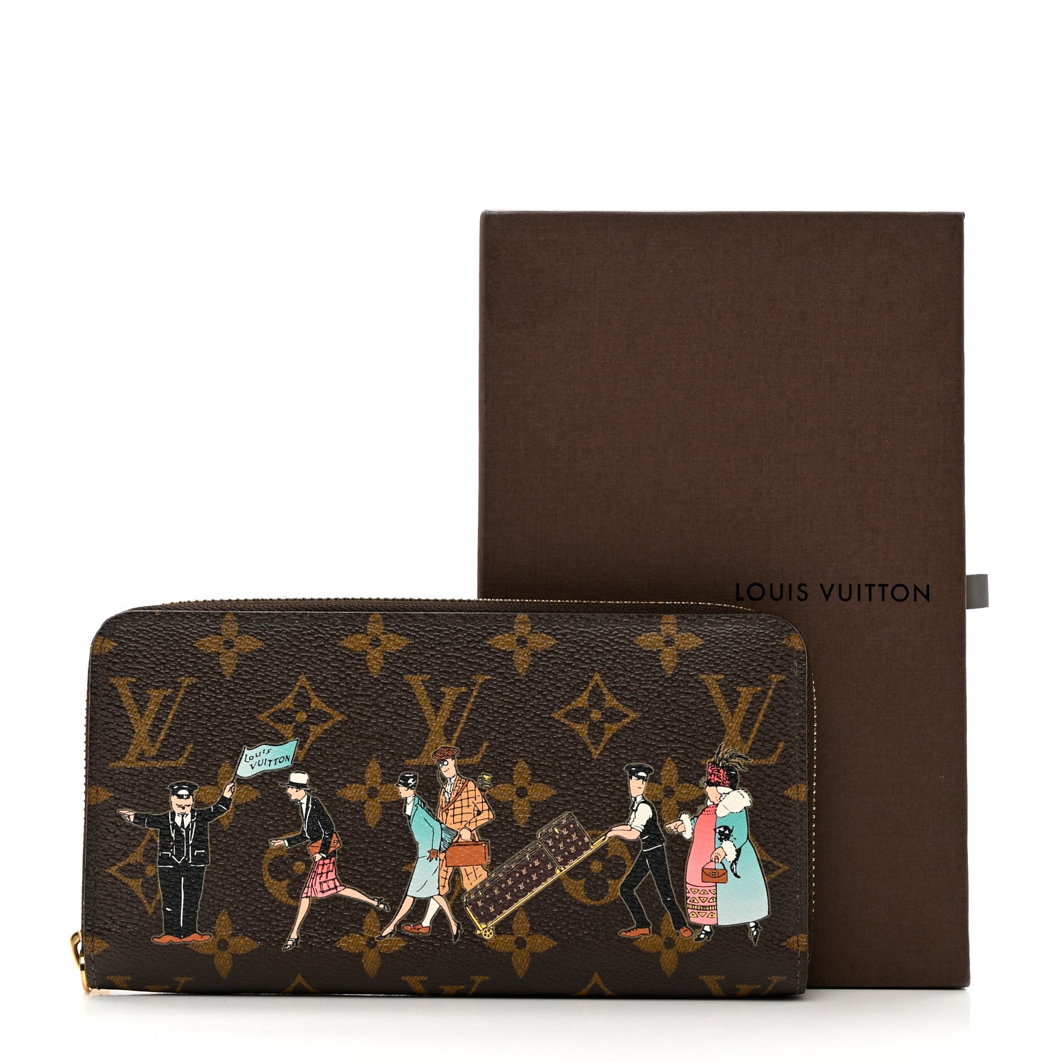 Louis Vuitton Monogram Illustre Zippy Wallet Rose 7 of 7