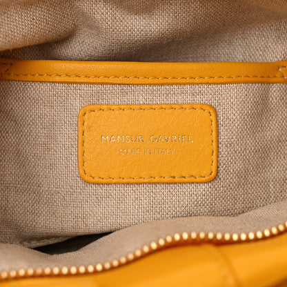 Mansur Gavriel Calfskin Mini Tulipano Bag Marigold 6 of 12