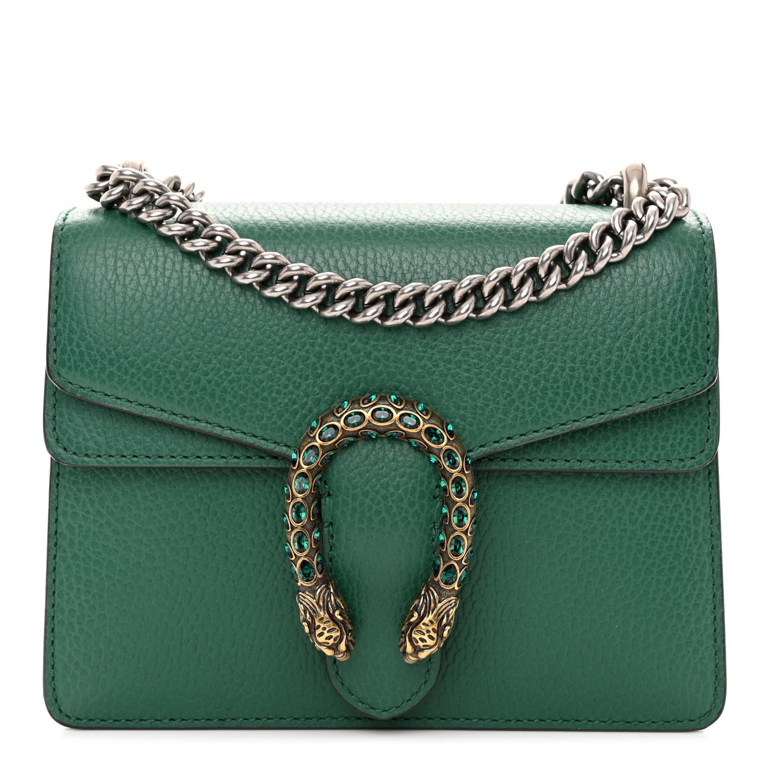 Gucci Calfskin Mini Dionysus Shoulder Bag Emerald 1 of 11
