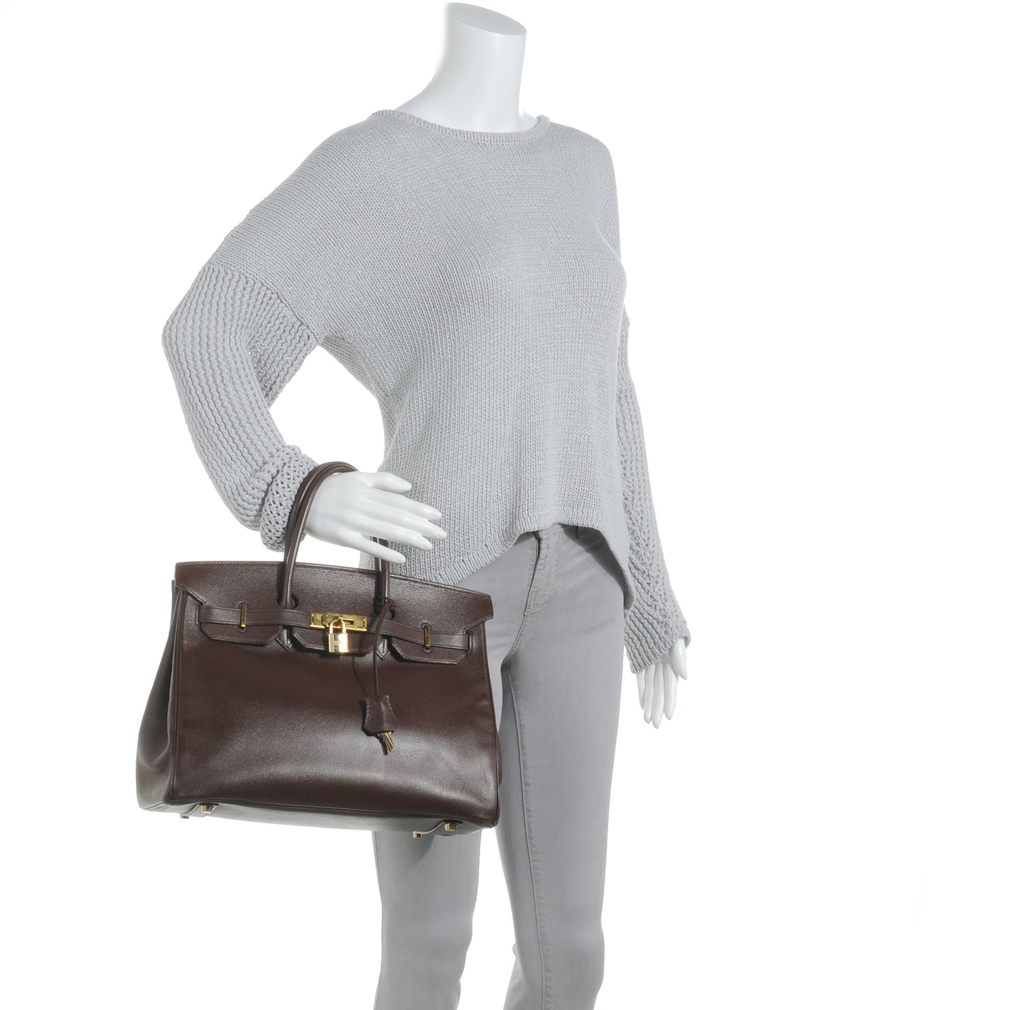Courchevel Birkin 35 Chocolate